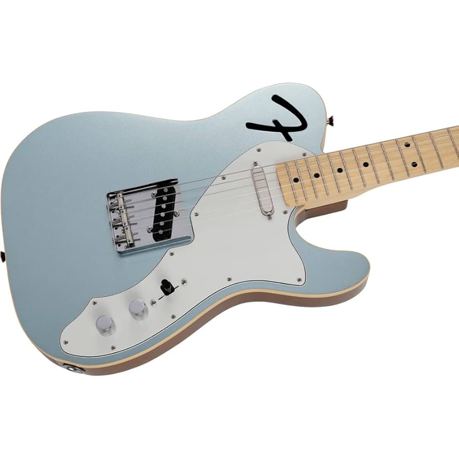 Amazon | MIJ Limited F-Hole Telecaster Thinline Mystic Ice